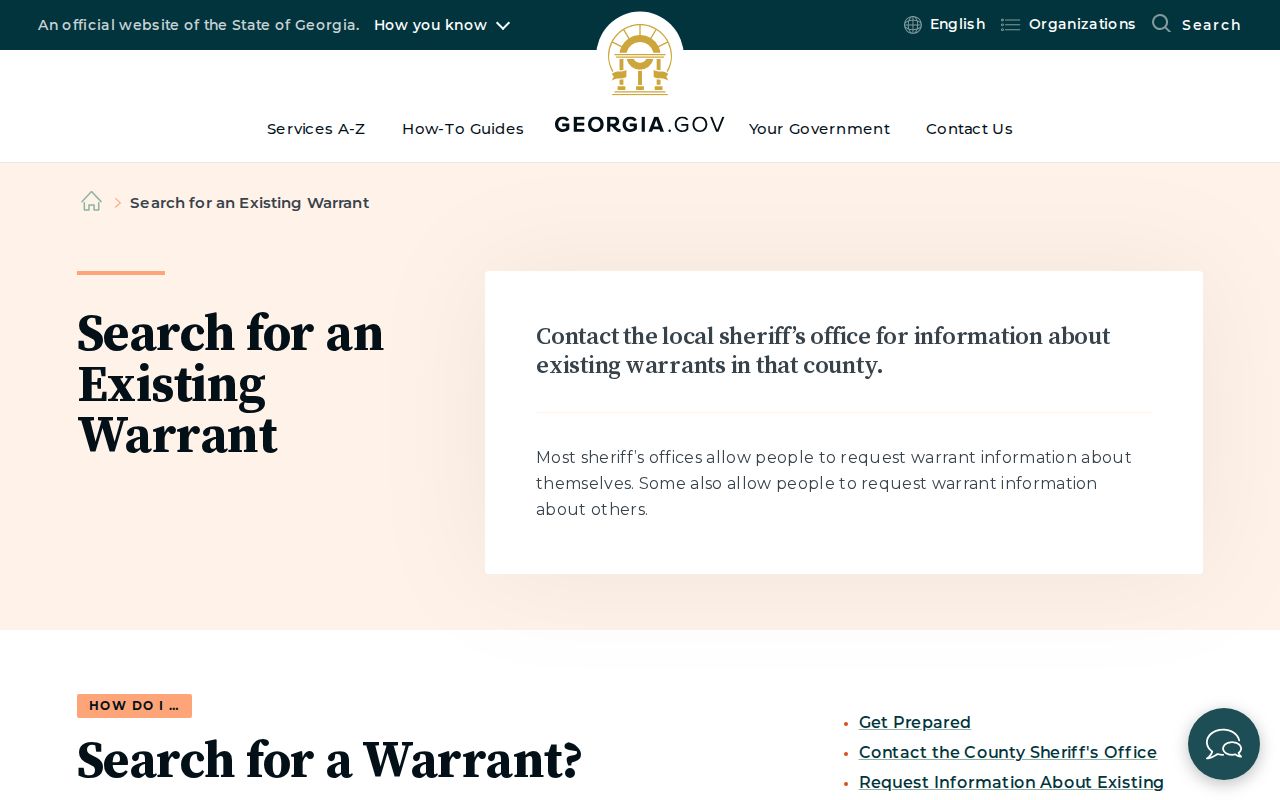 Georgia sheriff fallback for a Newton County warrant search